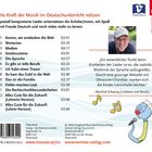 Eine Titelliste von Liedern, die Deutschunterricht unterstützen, mit einem Zitat von Manfred Schweng über Musik und Lernen.