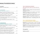 Inhaltsverzeichnis mit vier Teilen: Fundament, Organisation, Fähigkeiten aufbauen, Transformation steuern. Kapitel 1–14.