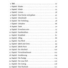 INHALTSVERZEICHNIS, Vorwort Seite 7, 1. Teil beginnt Seite 11, 23 Kapitel von "Kinder" bis "Das Kind", endet auf Seite 140.