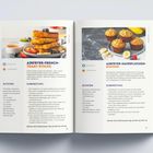 Airfryer-French-Toast-Sticks und Airfryer-Haferflocken-Muffins Rezepte mit Zutaten, Zubereitung, Kalorienangaben.