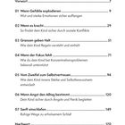 Inhalt mit Kapiteln: 01 Gefühle, 02 Konflikte, 03 Regeln, 04 Fokus, 05 Selbstvertrauen, 06 Ängste, 07 Schlafen.