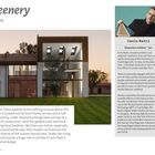 "The Greenery: Living with a Tree." Beschreibung einer modernen Architektur mit einem Baum im Inneren. Foto von Carlo Ratti.