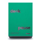 Text „denk pause“. Unten: „Jeden Tag ein Zitat zum Nachdenken für 2027“. Logo „seltmann“. Hintergrund türkis.