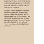 Text über Wallis Kampf mit schulischen Anforderungen, Geschichte einer Frau über Herkunft, Bildung und gesellschaftlichen Platz.