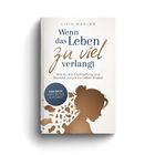 „Wenn das Leben zu viel verlangt“, Livia Mahler. Silhouettenillustration einer Frau mit entstehenden Fragmenten.