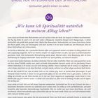 ENGEL FÜR INTEGRATION DER SPIRITUALITÄT – Spiritualität gehört mitten ins Leben. – 06 „Wie kann ich Spiritualität natürlich in meinem Alltag leben?“