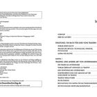 Der Text gliedert sich in zwei Spalten. Links Informationen zur Veröffentlichung und Rechte. Rechts ein Inhaltsverzeichnis.