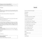 Links: Bibliografische Information der Deutschen Nationalbibliothek; Rechts: Inhaltsverzeichnis mit Kapiteln und Seitenzahlen.