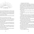 „3. KAPITEL“: Ein Text über eine Begegnung mit Naemi, Geschenke und Eislaufen, beschrieben in erzählendem Stil auf zwei Seiten.