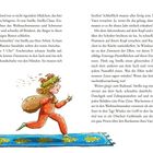 Text erzählt von Smilla Claus, Tochter des Weihnachtsmannes, die Zimtsterne verteilt. Illustration: Mädchen mit Sack.