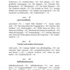 Inhalt mit vier Kapiteln: "eins", "zwei", "drei", "vier"; Themen wie "schwirzer", "sperrstundliada", "Viecher", "luftballonfantasien".