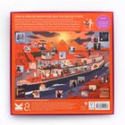 "Lösen Sie einen der berühmtesten Fälle von Hercule Poirot!" enthält Hinweisbilder rund um ein Schiff vor Pyramiden.