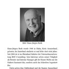 "Zum Autor. Bild: Hans-Jürgen Bork. Hans-Jürgen Bork, geboren 1948, Berater, Kunstliebhaber und Krimiautor. Ostfriesland inspiriert."