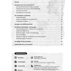 Inhaltsverzeichnis mit Kapiteln zu Unterrichtsmaterial, Tunnelbauer-Überblick, Schülerarbeitsheft, Arbeitsblättern und Symbolerklärung.