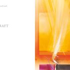 Links steht "Sehnsucht nach KRAFT", daneben eine abstrakte Illustration in Gelb- und Orangetönen.