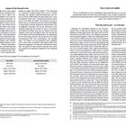 "Impact of the financial crisis" und "THE CLASH OF ARMS" sind Überschriften. Text beschreibt den finanziellen Druck auf die Armee im 19. Jahrhundert und die Vorgeschichte eines Krieges. Tabellen zeigen Budgetanforderungen und genehmigte Subventionen für 1862-1866.