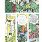 1. Rassismus begreifen. „Papa, was bedeutet eigentlich Rassismus?“ Illustration von Straße und Vater-Tochter-Gespräch.