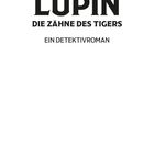 MAURICE LEBLANC  
LUPIN  
DIE ZÄHNE DES TIGERS  
EIN DETEKTIVROMAN  
Logo: Aionas in roter Schrift.