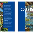 Willkommen in Costa Rica! Juliane Israel. Schilder mit Namen von Stränden. Frau vor Strand und Palmen.