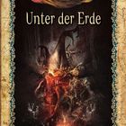 "Cthulhu: Unter der Erde." Dunkle, bedrohliche Kreatur mit Tentakeln in nebliger Umgebung. Verzierter Rand. Pegasus Press Logo.