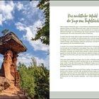 Inhalt, Willkumme in de Palz!, Mehr entdecken, Extra Wanderungen, Ausgewählte Routen, Die schönsten Reiseziele, Zitat von August Heinrich Hoffmann von Fallersleben. Links und rechts je ein Foto von schöner Landschaft.