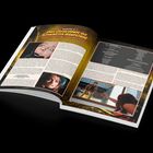 Kapitel 8: Das Geheimnis der schwarzen Handschuhe. Drei Filmstills: ängstliche Frau, traurige Frau, Mann am Fenster. Buch.