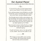 Der Ausmal-Planer: Ein Text erklärt, wie man durch Planen und Ausmalen entspannt und Gedanken ordnet. P.S. Tipp zum Malen.