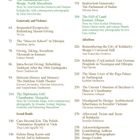Inhaltsverzeichnis zeigt Artikel über Großzügigkeit in Architektur, Kultur, Diplomatie, mit Fokus auf Skopje, Kumasi, Tscheljabinsk.