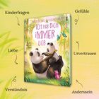 Buchtitel: "Ich hab dich immer lieb". Zeichnung von zwei Pandas in einer tropischen Umgebung.