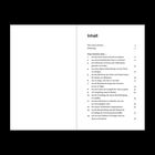 Inhalt: Über Jesus Christus (S. 9), Einleitung (S. 11), "Jesus Christus starb, ..." mit 14 Punkten auf den Seiten 17 bis 56.