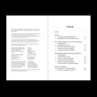 Links Text zu rechtlichen Hinweisen und Verlagsinformationen. Rechts Inhaltsverzeichnis mit Kapiteln und Seitenzahlen.