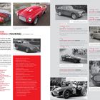 "166 MILLE MIGLIA ‘SPYDER DA CORSA’ (TOURING) SEPTEMBER 1948", Bild zeigt rote Oldtimer-Autos, technische Infos, historische Fotos.
