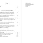 Texte: Inhalt, I. Entwürfe und Methodologien, II. Konzepte und Erkenntnismodelle, Vorbemerkung, Einleitung, Zitierte Literatur.