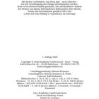 Bibliografische Information der Deutschen Nationalbibliothek mit Verweis auf dnb.de. Impressum und Kontaktdetails.
