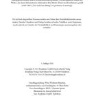 Text über die Deutsche Nationalbibliothek, Urheberrecht und Anonymisierung der Personen im Buch.