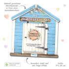 Ein liebevoll gestalteter Abreißkalender 2027 in Form eines Gartenhäuschens, mit stimmungsvollen Bildern und Zitaten.