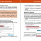 Texte: "Internetverbindung per Mobilfunk-USB-Stick", "Welche Mobilfunk-Sticks werden unterstützt?", "Mobilfunk aus Backup". Zwei Spalten mit Text, Schritt-für-Schritt-Anleitungen, und Grafiken.