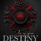 "NICO VON CRACAU. He is your DESTINY. DARK ACADEMIA. Black Edition. Verzierungen in Rot und Schwarz."