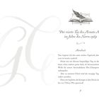 "Der vierte Tag des Monats Mai im Jahre des Herrn 1569. Abendzeit. Nun beginne ich also mein zweites Tagebuch..." 

Illustration: Ein Buch mit Feder.