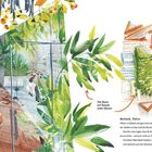 **Mailand**  
**Vertikaler Wald**

Zwei 27 Stockwerke hohe Hochhäuser  
Viele Bäume und Tausende andere Pflanzen

Illustration einer modernen Wohnung mit Menschen und einem Hund; außen Hochhäuser mit üppiger Vegetation.