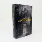 "SenLinYu ALCHEMISED Roman Forever". Dunkles, mystisches Cover mit einem Torbogen, Bäumen und einem fernen Gebäude.