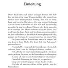 Einleitung. Silhouette einer Person mit einer nachdenklichen Pose darüber. Text über Renten und ein Gespräch zwischen Mönchen.