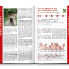 Seite 7: "Quellfassung Tiergartentunnel."  
Seite 8: "VON DER ARHQUELLE ZUR WACHOLDERHEIDE - 509 m."  
Zeigt eine Doppelseite eines Wanderführers mit Text und Grafik.