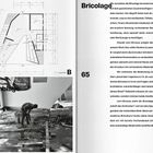 Seite 64: "Brechen → [Assemblage]". Seite 65: "Bricolage". Links Grundriss, rechts Text, unten Bauarbeiter.
