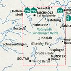 Karte mit Orten: Winsen, Buchholz, Soltau. Naturpark Lüneburger Heide. Flüsse: Luhe, Wümme, Böhme.