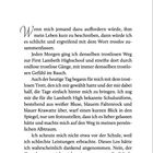 Text: "Prolog. Wenn mich jemand dazu auffordern würde, ihm mein Leben kurz zu beschreiben, dann würde ich es schlicht und ergreifend mit dem Wort trostlos zusammenfassen..."

Elegantes, schlichtes Layout, großer Anfangsbuchstabe.