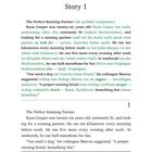 Texte: Story 1, The Perfect Running Partner, Ryan Cooper war sechsundzwanzig Jahre alt, äußerst durchtrainiert.