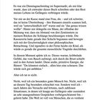 Einleitung zu einem Text über Erlebnisse im Supermarkt, über Geduld und innere Konflikte beim Warten an der Kasse.