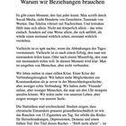 Titel: *Einleitung: Warum wir Beziehungen brauchen*. Text über Einsamkeit und die Wichtigkeit von echten Verbindungen.