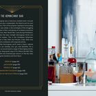 ANATOMY OF A CRAFT COCKTAIL: Beschreibung eines Cocktails und seiner Elemente. Links Zutaten und Utensilien.